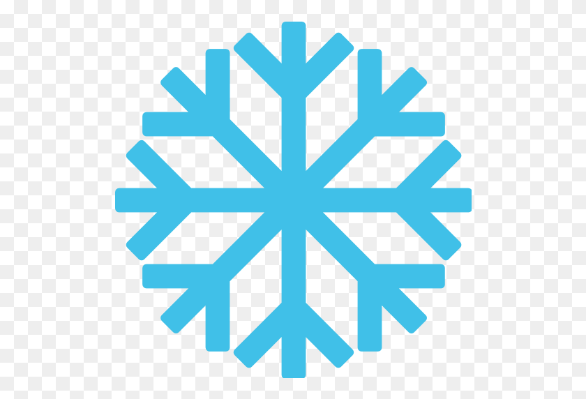 512x512 Snowflake Emoji For Facebook, Email Sms Id - Snowflake Emoji PNG
