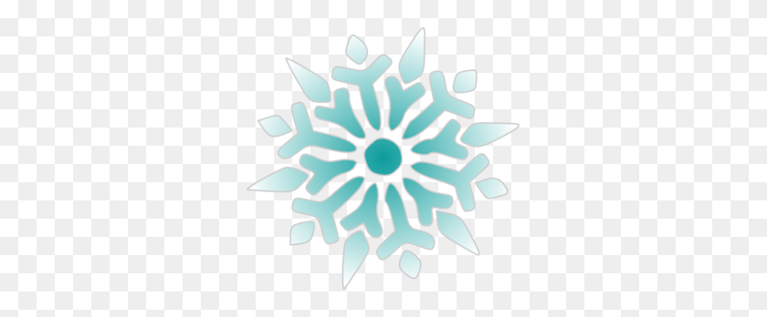 299x288 Snowflake Ice Blue Clip Art - Winter Snowflakes Clipart