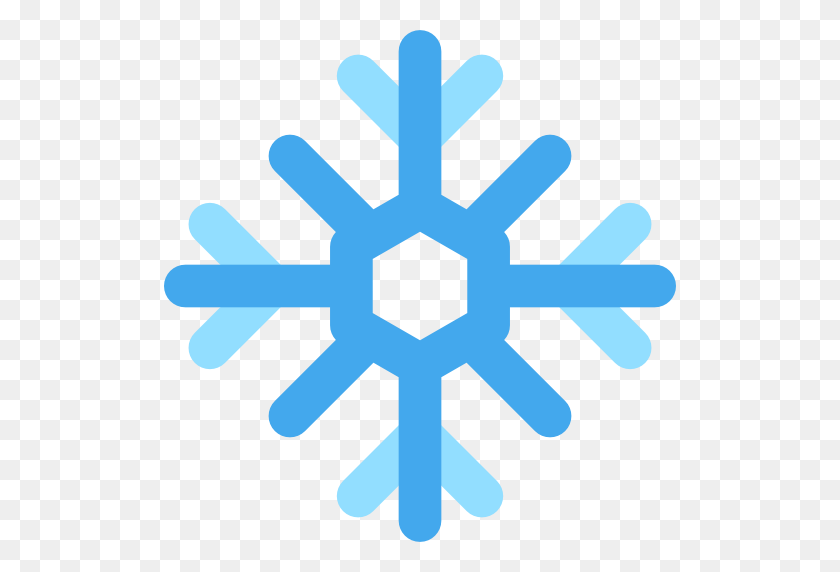 512x512 Icono De Copo De Nieve - Copo De Nieve Emoji Png