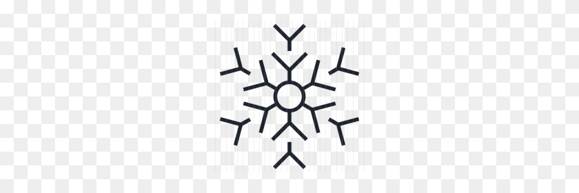 220x220 Snowflake Icon From Lyra Collection Icon Alone - Snowflake Vector PNG