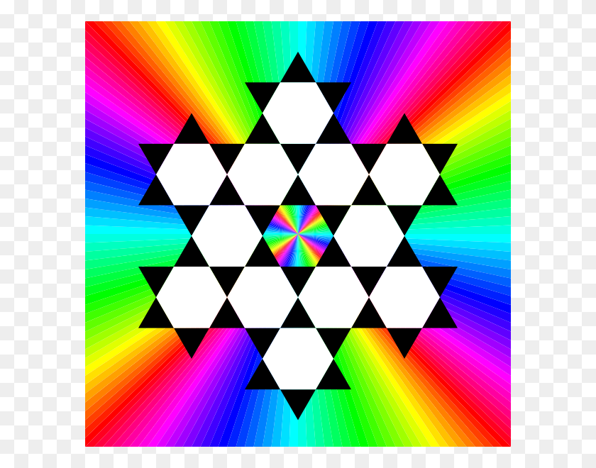 600x600 Snowflake Kaleidoscope Png Clip Arts For Web - Kaleidoscope Clipart