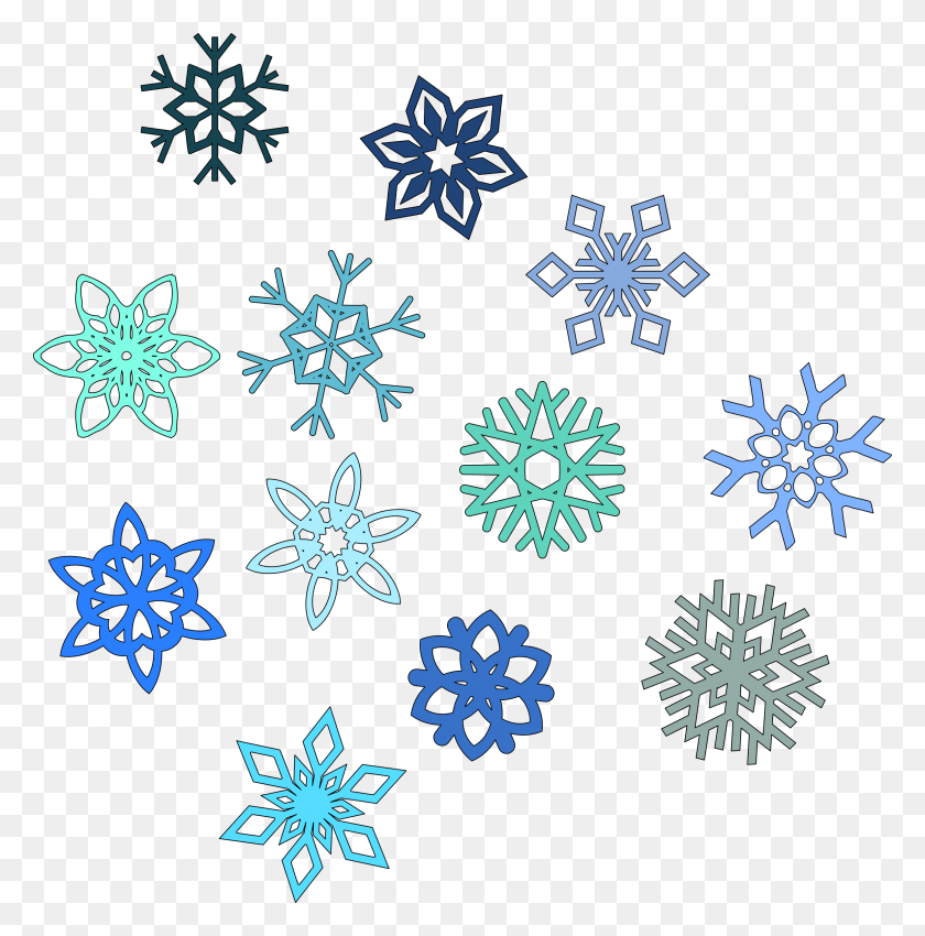 2369x2400 Snowflake Keeping A Snow Journal Clip Art And Scrapbooking - Snowflake Clipart
