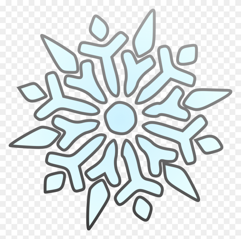 1024x1014 Snowflake Png - Snowflake Background PNG