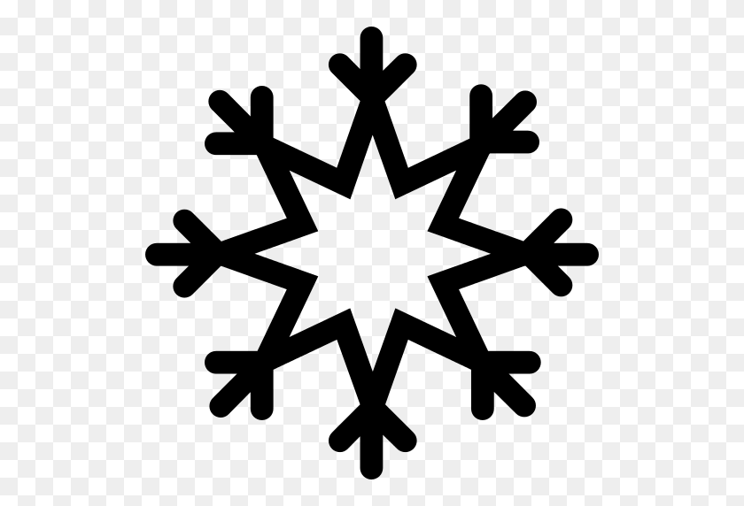 512x512 Snowflake Png Icon - Snowflakes Falling PNG
