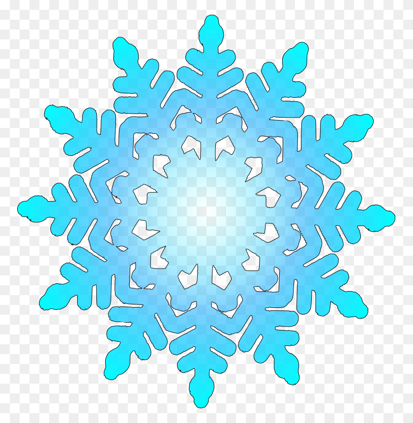 769x800 Snowflake Png Image - Snowflake Clipart PNG