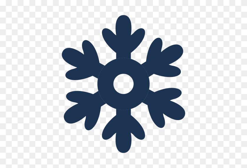 512x512 Snowflake Silhouette Icon - Snowflake PNG Transparent