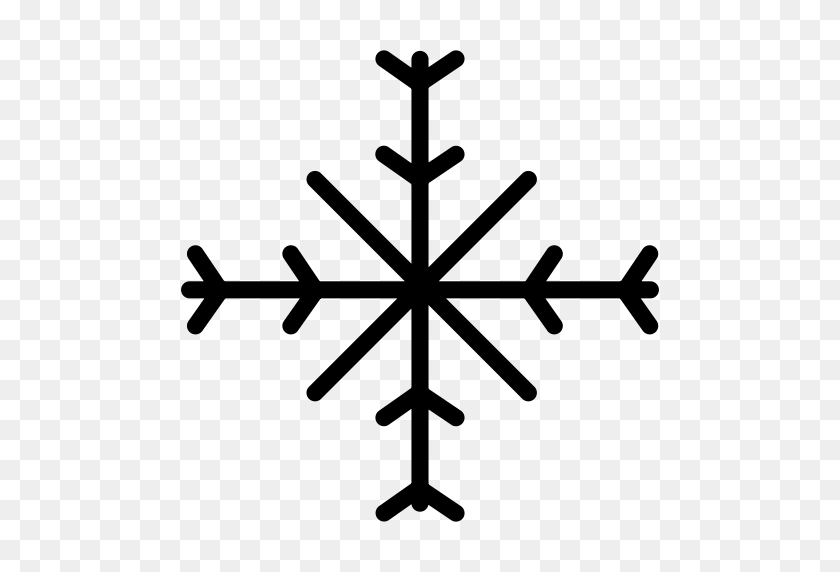 512x512 Snowflake, Snowflake, Winter Icon With Png And Vector Format - Winter Snowflakes Clipart