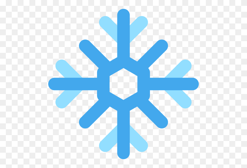 512x512 Снежинка, Погода, Зимний Значок С Png И Векторным Форматом - Снежинка Вектор Png