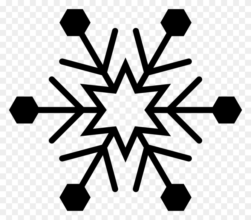 980x850 Snowflakes Png Icon Free Download - White Snowflakes PNG