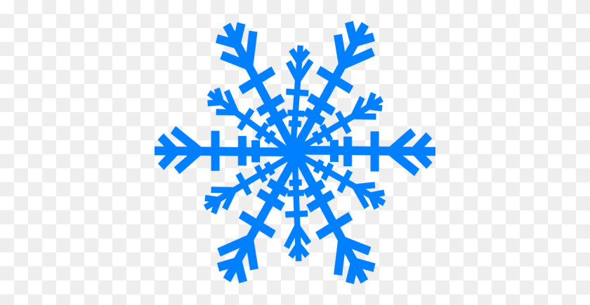400x375 Snowflakes Transparent - Frozen Snowflake PNG
