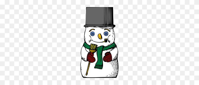 161x300 Снеговик С Оружием Картинки - Морозный Снеговик Клипарт