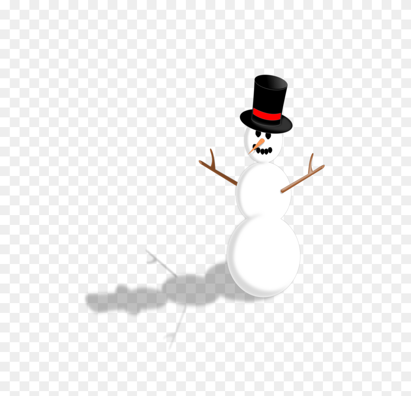 530x750 Snowman Christmas Day Download Drawing - Snow Day Clipart