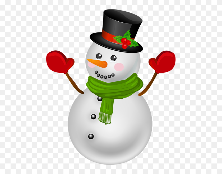 499x600 Snowman Clip Art - Snowman Clipart