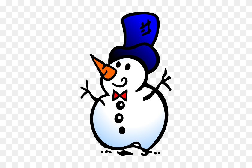 320x500 Снеговик Картинки Бесплатно Веселый, Игривый Снеговик Большой - Зимний Веселый Клипарт