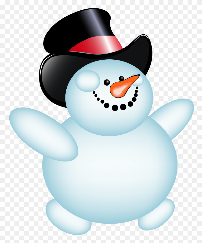 2622x3198 Snowman Clip Art Images Free - Snowman Clipart Black And White Free