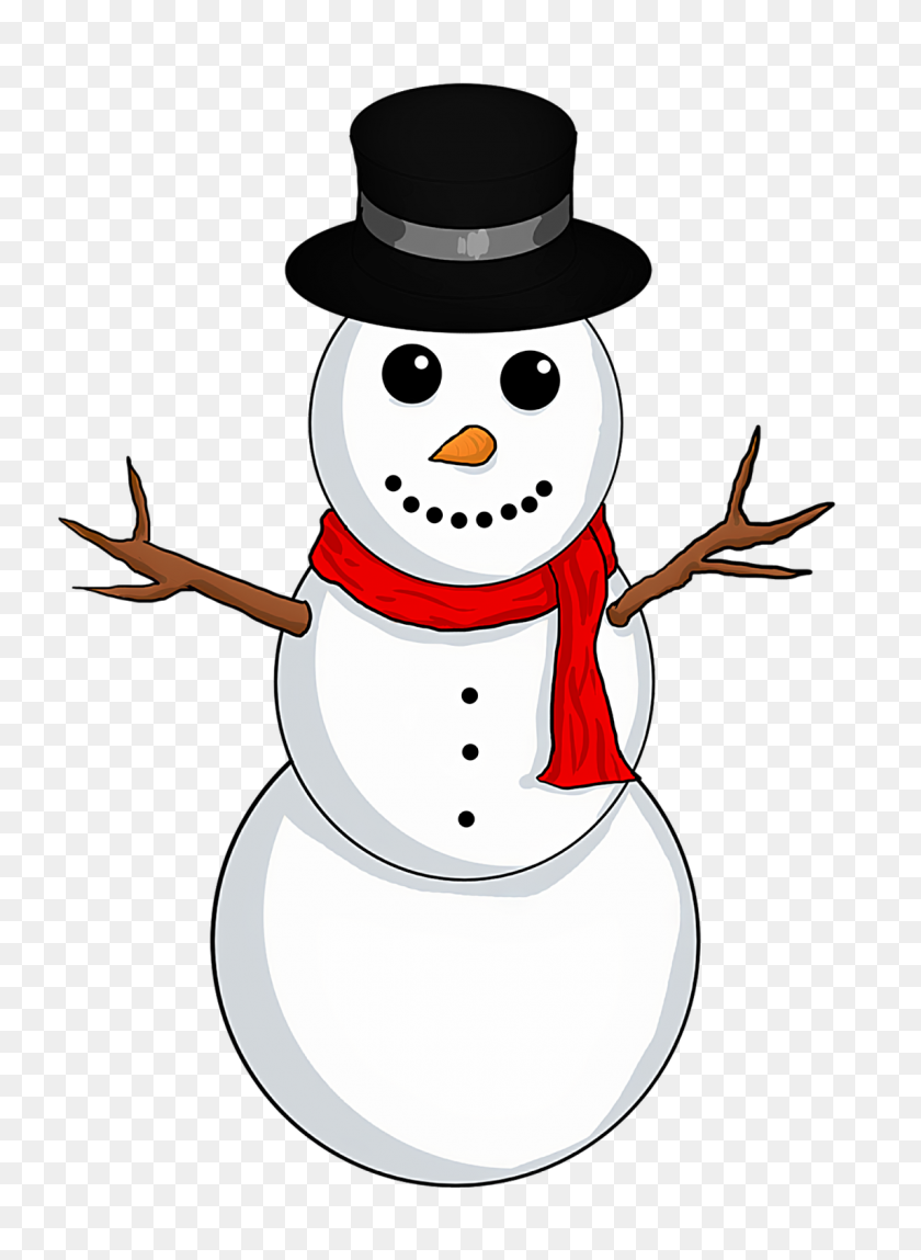 1145x1600 Snowman Clipart - Clipart Newsletter