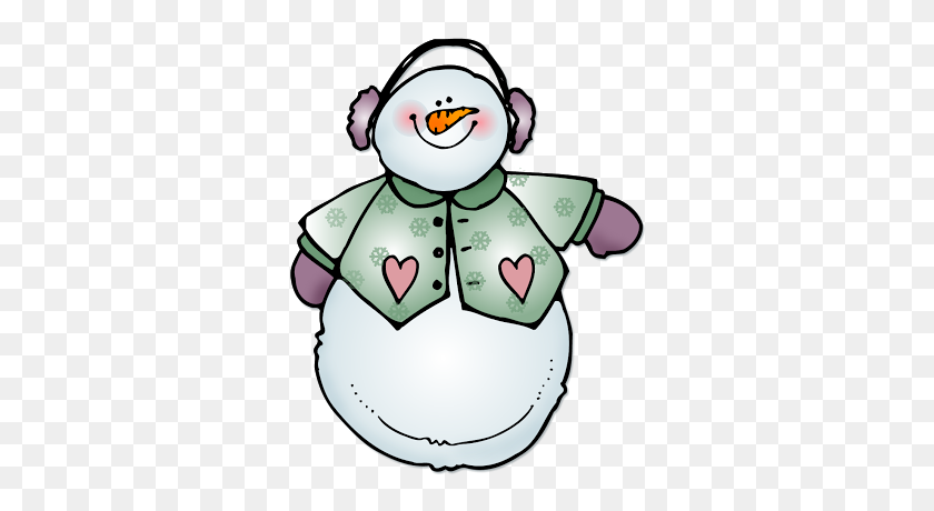 325x400 Snowman Clipart Country - Cute Snowman Clipart