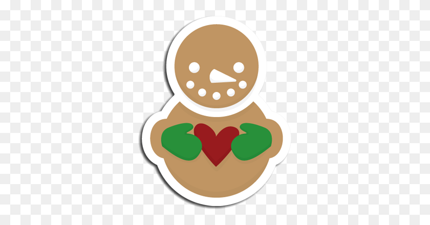 301x380 Snowman Gingerbread Cookie Svgcuts Gingerbread - Free Smores Clipart