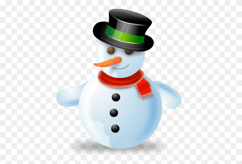 512x512 Snowman Hat Transparent Png - Snowman PNG