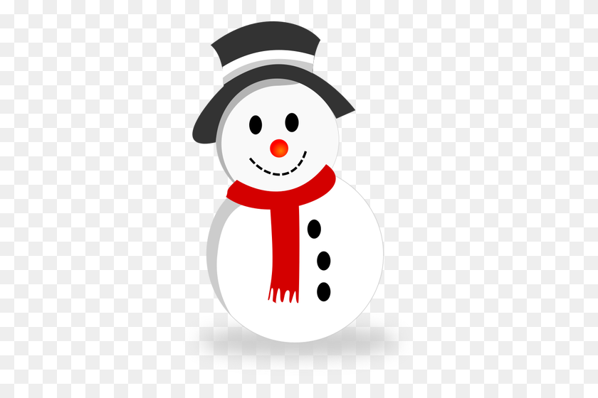 335x500 Snowman Icon - Snowman Scarf Clipart