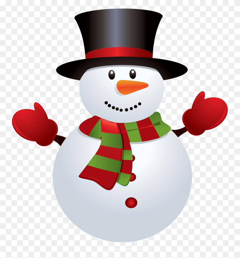 756x842 Snowman Real Transparent Png - Winter Season Clipart