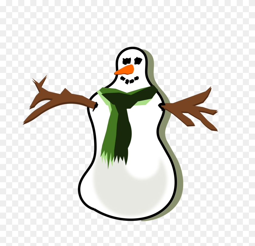 750x750 Snowman Winter Download Christmas Day - Snow Day Clipart