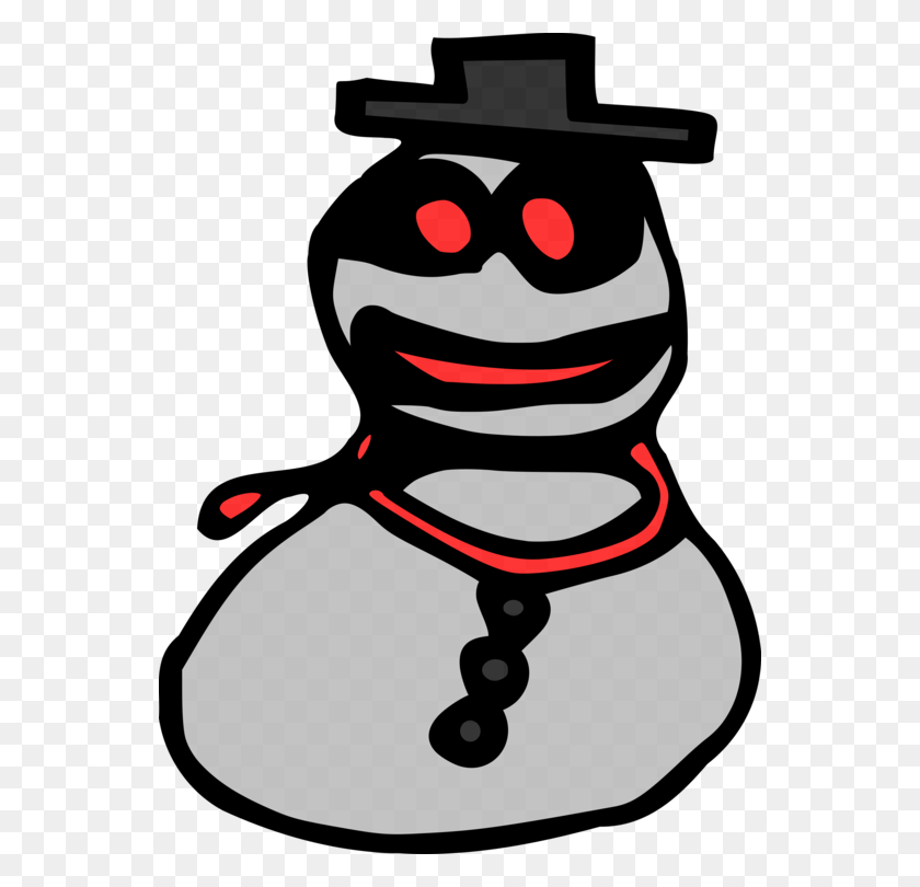 550x750 Snowman Winter Hat Christmas Day - Snow Day Clipart