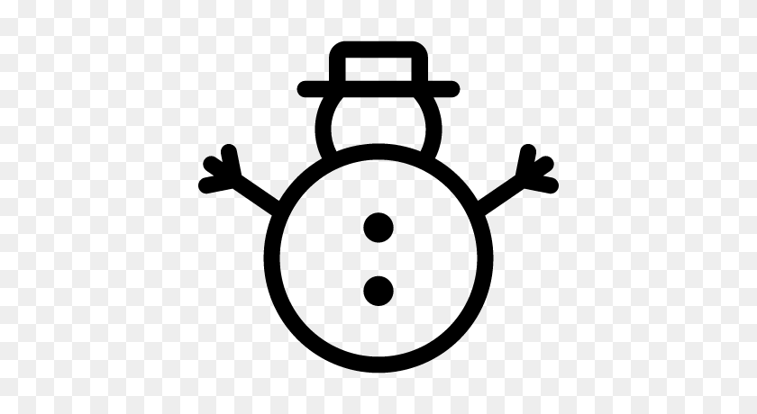 400x400 Snowman With Scarf And Hat Free Vectors, Logos, Icons - Snowman Scarf Clipart
