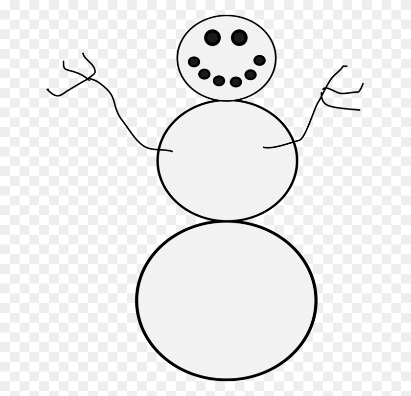 649x750 Снеговик На Youtube Скачать Зимние Компьютерные Иконки - Зимний Черно-Белый Клипарт