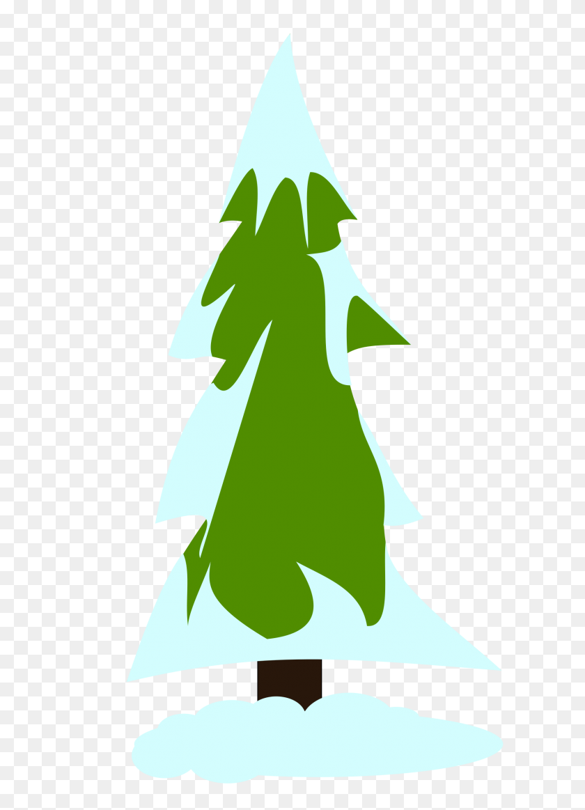 1697x2400 Snowy Pine Tree Icons Png - Winter Tree PNG