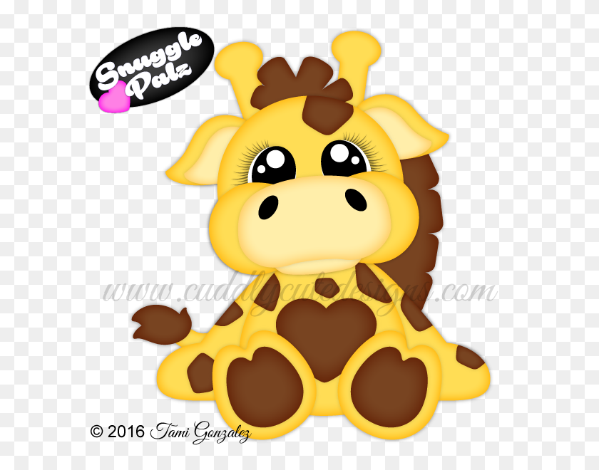 600x600 Snuggle Palz Giraffe Sticker Fun Manualidades - Snuggle Clipart