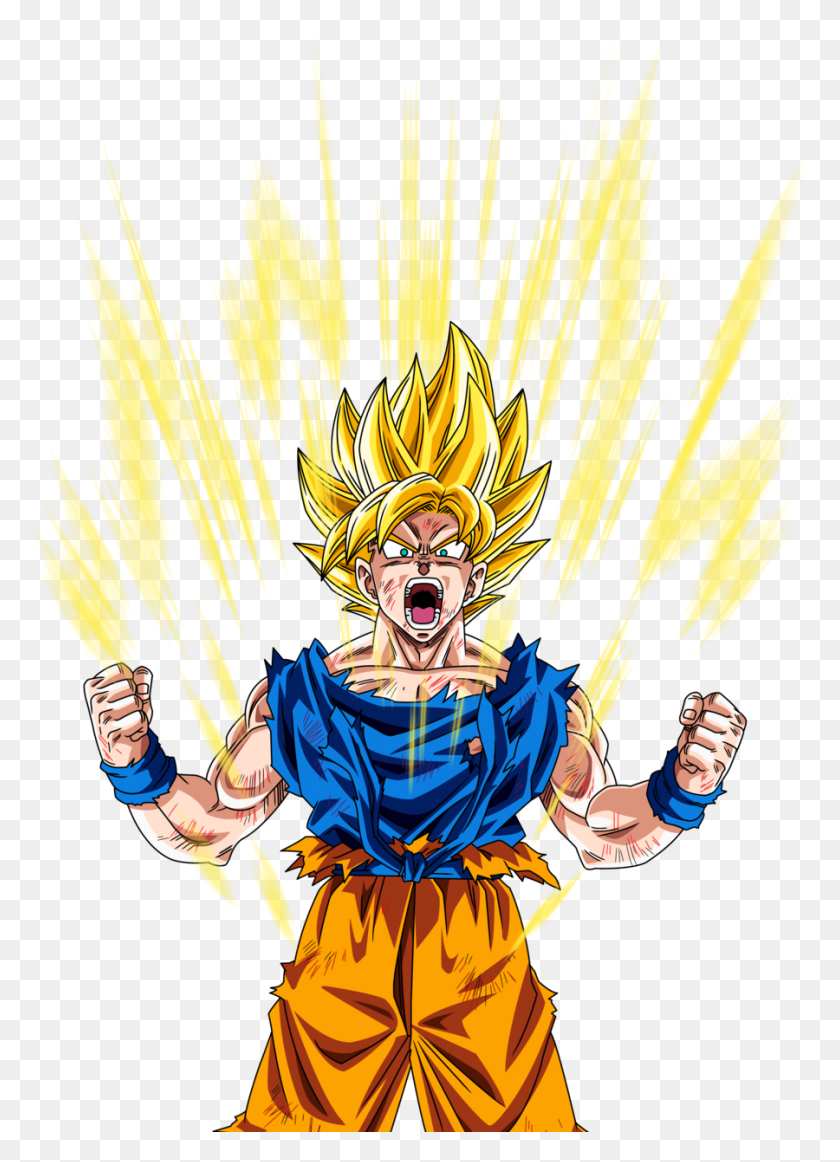 900x1272 So Much More Powerful When Your Yellow Yellow A K A Banana - Super Saiyan Aura PNG