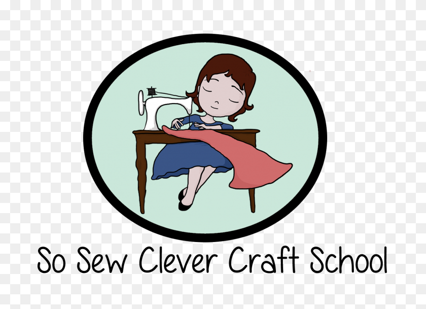 1613x1136 So Sew Clever Craft School - Clipart De Puntadas De Costura
