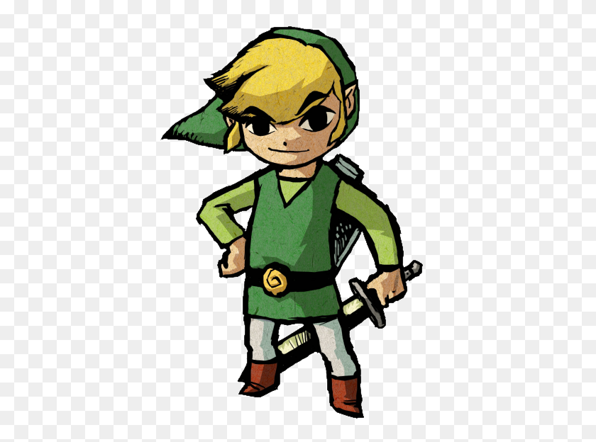 405x564 So Toon Lonk Is Practically Out - Toon Link PNG