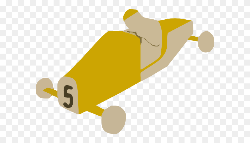 600x420 Мыльница Дерби Клипарты, Векторы, И Набор Иллюстраций Без Оплаты Отчислений - Желтый Автомобиль Клипарт