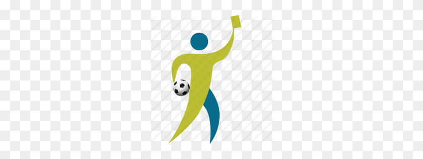 256x256 Soccer Ball Card - Soccer Goal Clip Art