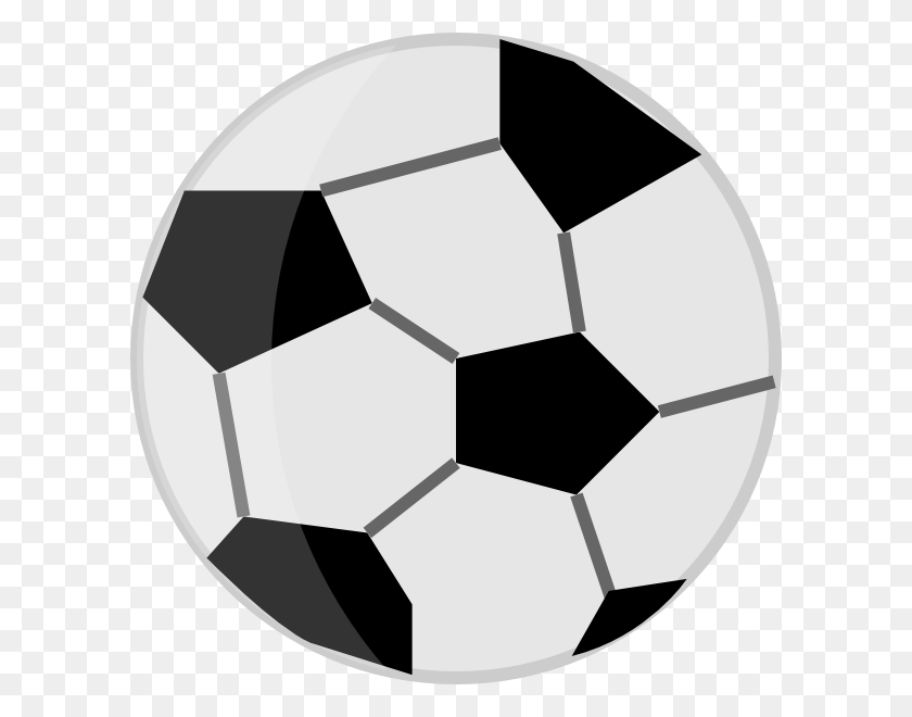 600x600 Soccer Ball Clip Art - Soccer Clipart