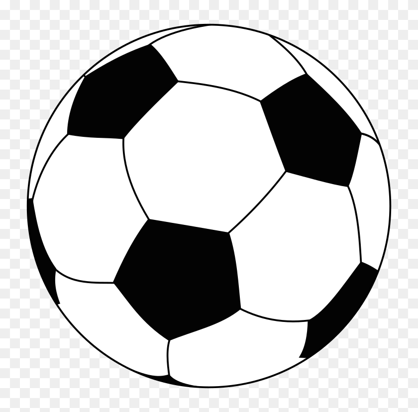 768x768 Soccer Ball Clip Art - Soccer Goal Clipart