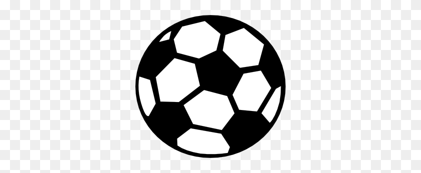 300x286 Soccer Ball Clip Art - Cartoon Football Player Clipart