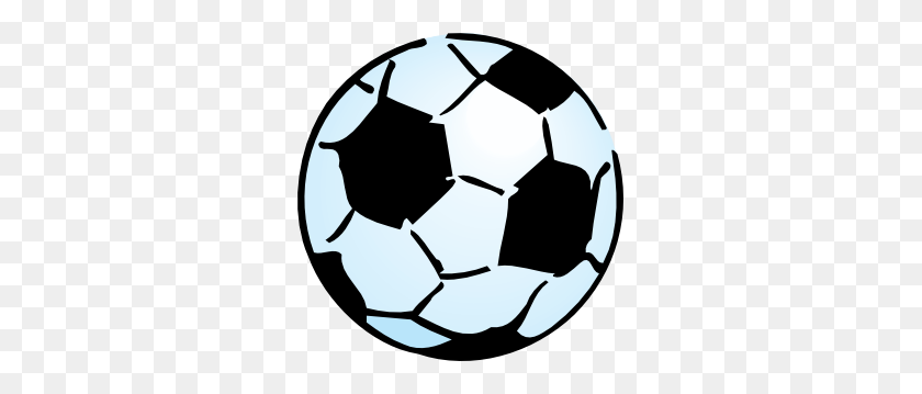 297x299 Футбольный Мяч Картинки Черный И Белый - Футбольный Клипарт Черный И Белый