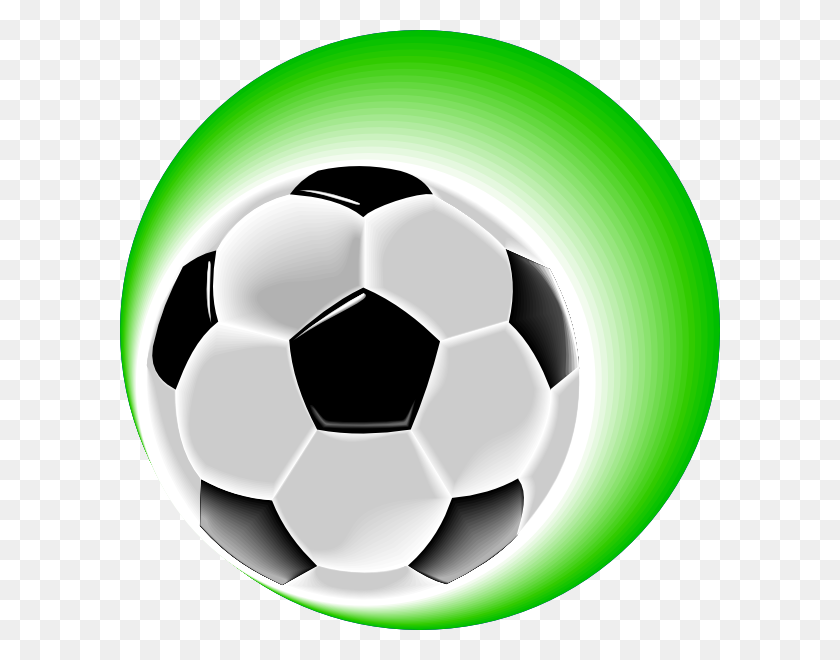 600x600 Soccer Ball Clip Art Free Vector - Soccer Ball Clip Art