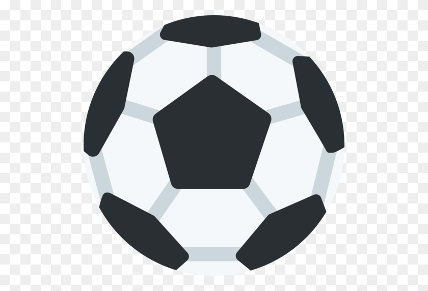 512x512 Soccer Ball Emoji - Pelota PNG
