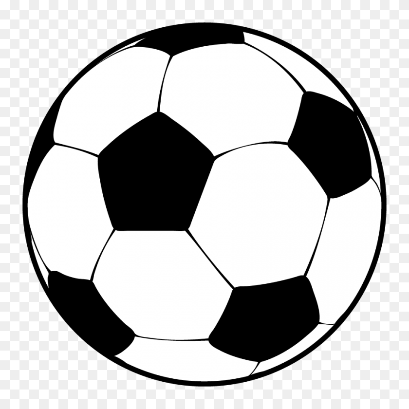 900x900 Футбольный Мяч Графика Клипарт - Футбольные Картинки