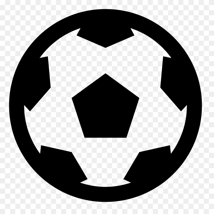 1600x1600 Icono De Balón De Fútbol - Fútbol Png