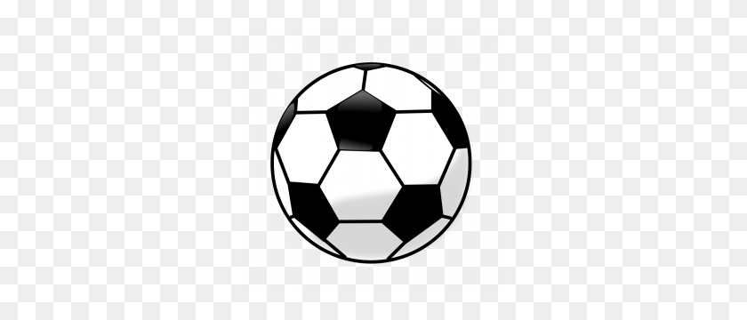 300x300 Soccer Ball Vector Clip Art - Soccer Game Clipart