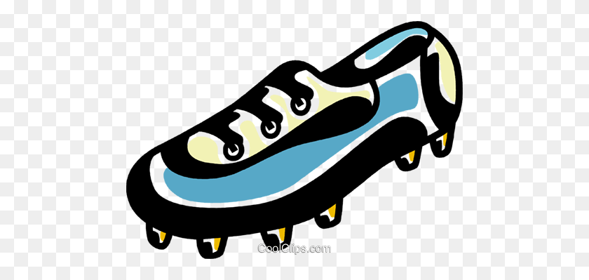 480x339 Soccer Cleats Royalty Free Vector Clip Art Illustration - Soccer Cleats Clipart