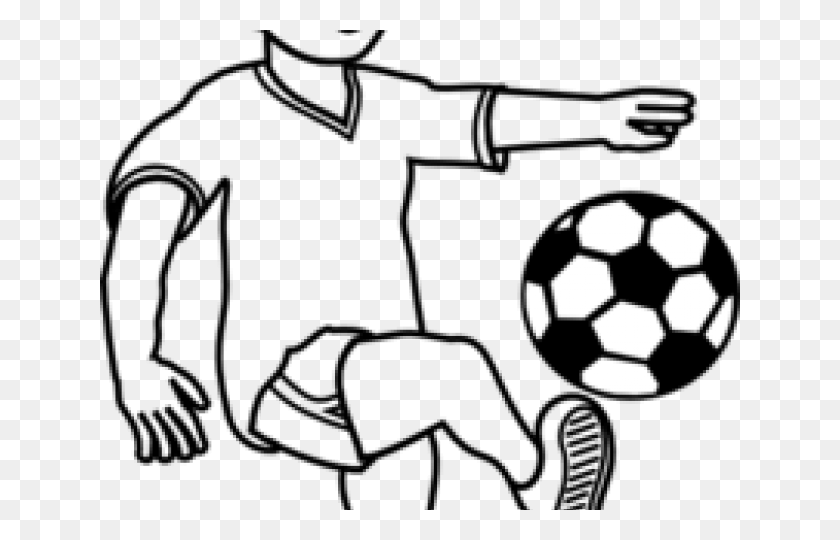 640x480 Soccer Clipart - Soccer Ball Clipart Black And White