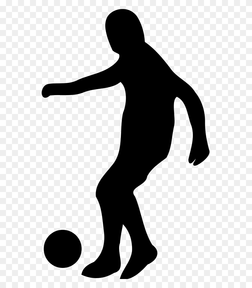 561x900 Soccer Clipart Black And White - Ball Clipart Black And White