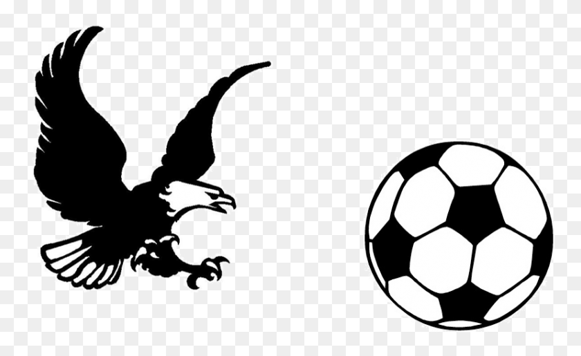 828x483 Soccer Clipart Eagle - Eagle Mascot Clipart