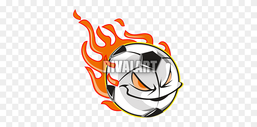 361x356 Soccer Clipart Flame - Soccer Clipart
